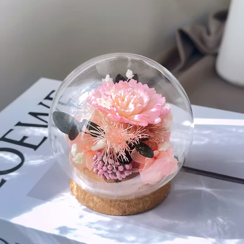 蒔漫花間—花漾時光 母親節禮物 擴香花 永生花玻璃球