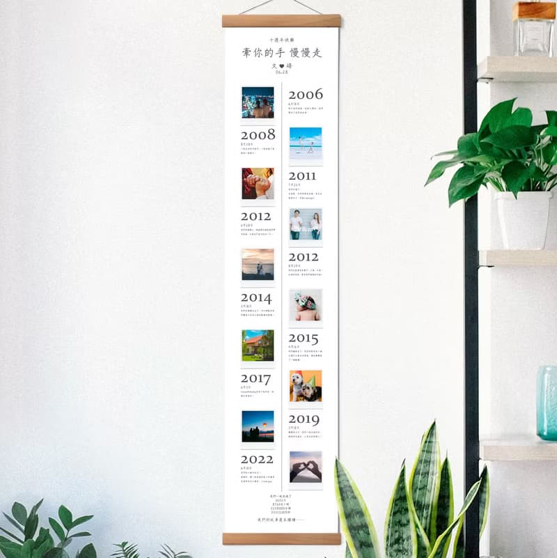 訂製我們的時間軸 用照片文字記錄戀愛長跑 情人節禮物 週年紀念