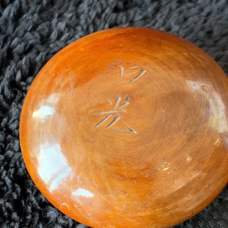 日本 早期日光木雕茶罐│精湛工藝 古樸淳美 木匠工藝品 收藏品