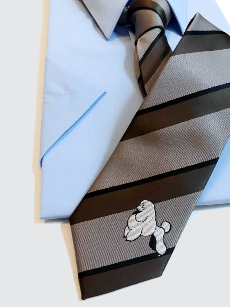 高雅貴賓犬領帶 Neckties