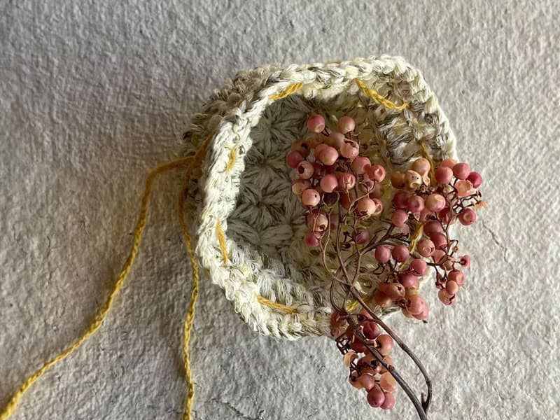 Knitting 生命之花束口袋 - 沃土