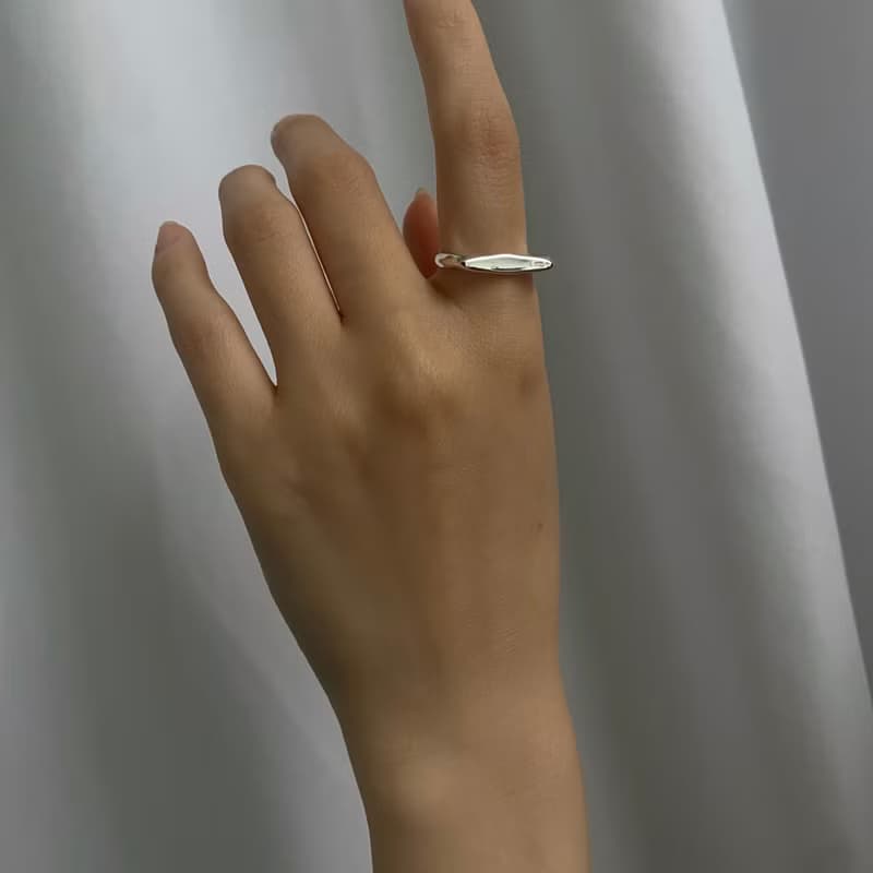 戒指 925純銀 arch ring01