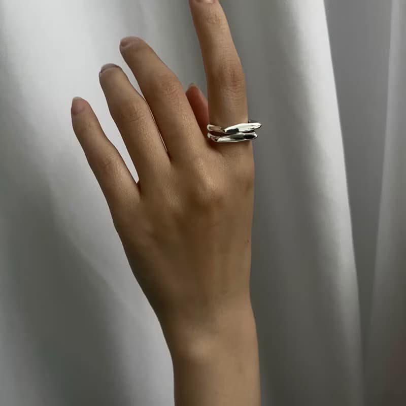 戒指 925純銀 arch ring01