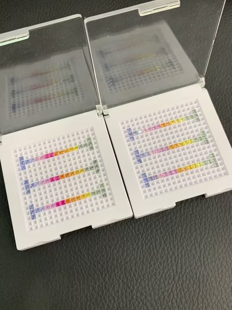 自選色紅色黃色藍色彩色藍寶石1.02ct向日葵彩虹大微笑項鍊18K白