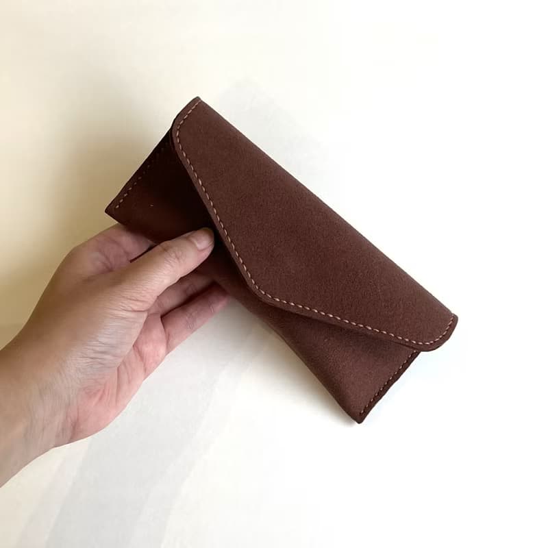 Envelpoe 素皮革質感眼鏡盒 - 聖誕森林色系 - 純色