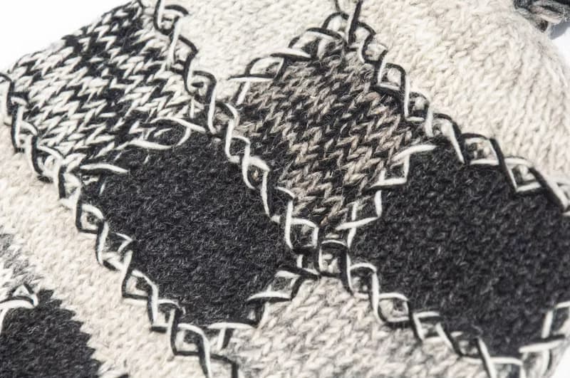 針織純羊毛帽/手工內刷毛毛帽/針織毛帽/飛行毛帽/毛線帽-南美洲