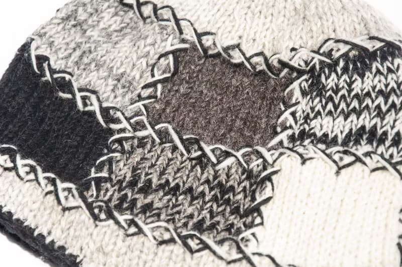 針織純羊毛帽/手工內刷毛毛帽/針織毛帽/飛行毛帽/毛線帽-南美洲