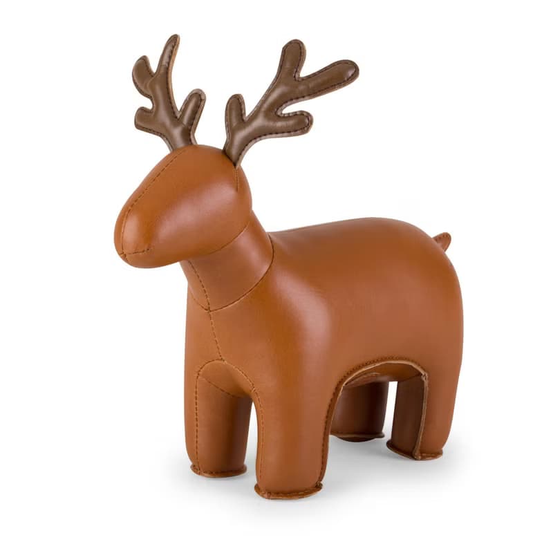 【書擋】馴鹿 Reindeer Miyo 皮革動物擺飾 | 入厝禮物