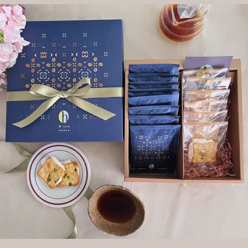 黑森林經典濾掛咖啡佐台式香蔥牛軋餅禮盒