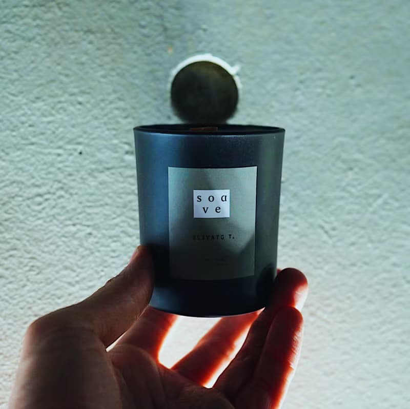 SOAVE 清新糅香調-AROMA CANDLE香氛蠟燭195g