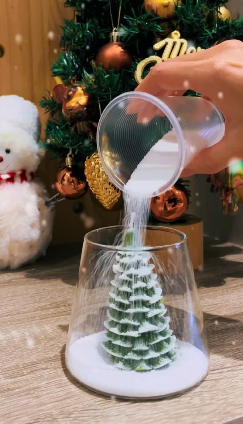 雪地聖誕樹 香氛蠟燭