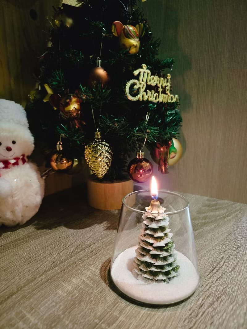 雪地聖誕樹 香氛蠟燭