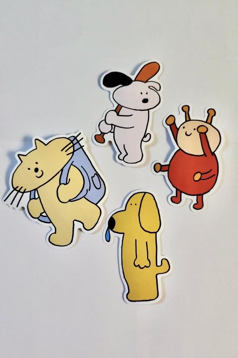 【WOOOGUO】筆電貼紙 行李箱貼紙 防水貼紙 貓咪 狗狗 防刮 插畫