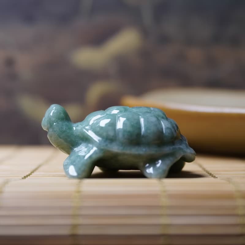 【吉祥‧長壽】翡翠烏龜 | 天然緬甸A貨翡翠 | 送禮