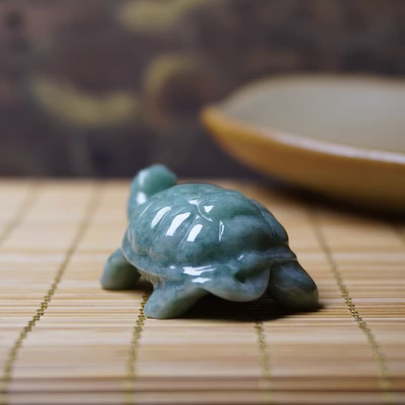 【吉祥‧長壽】翡翠烏龜 | 天然緬甸A貨翡翠 | 送禮