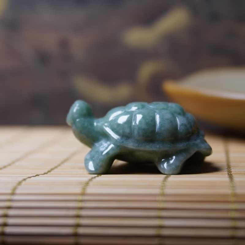 【吉祥‧長壽】翡翠烏龜 | 天然緬甸A貨翡翠 | 送禮