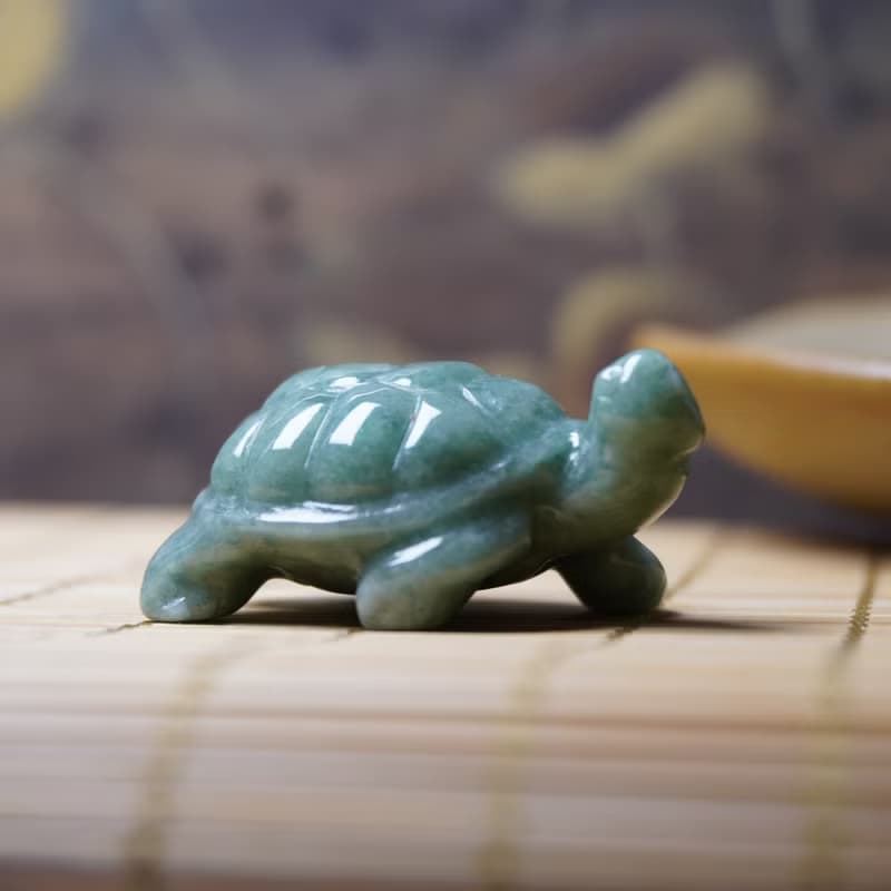 【吉祥‧長壽】翡翠烏龜 | 天然緬甸A貨翡翠 | 送禮
