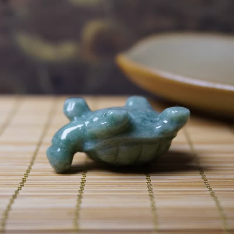 【吉祥‧長壽】翡翠烏龜 | 天然緬甸A貨翡翠 | 送禮