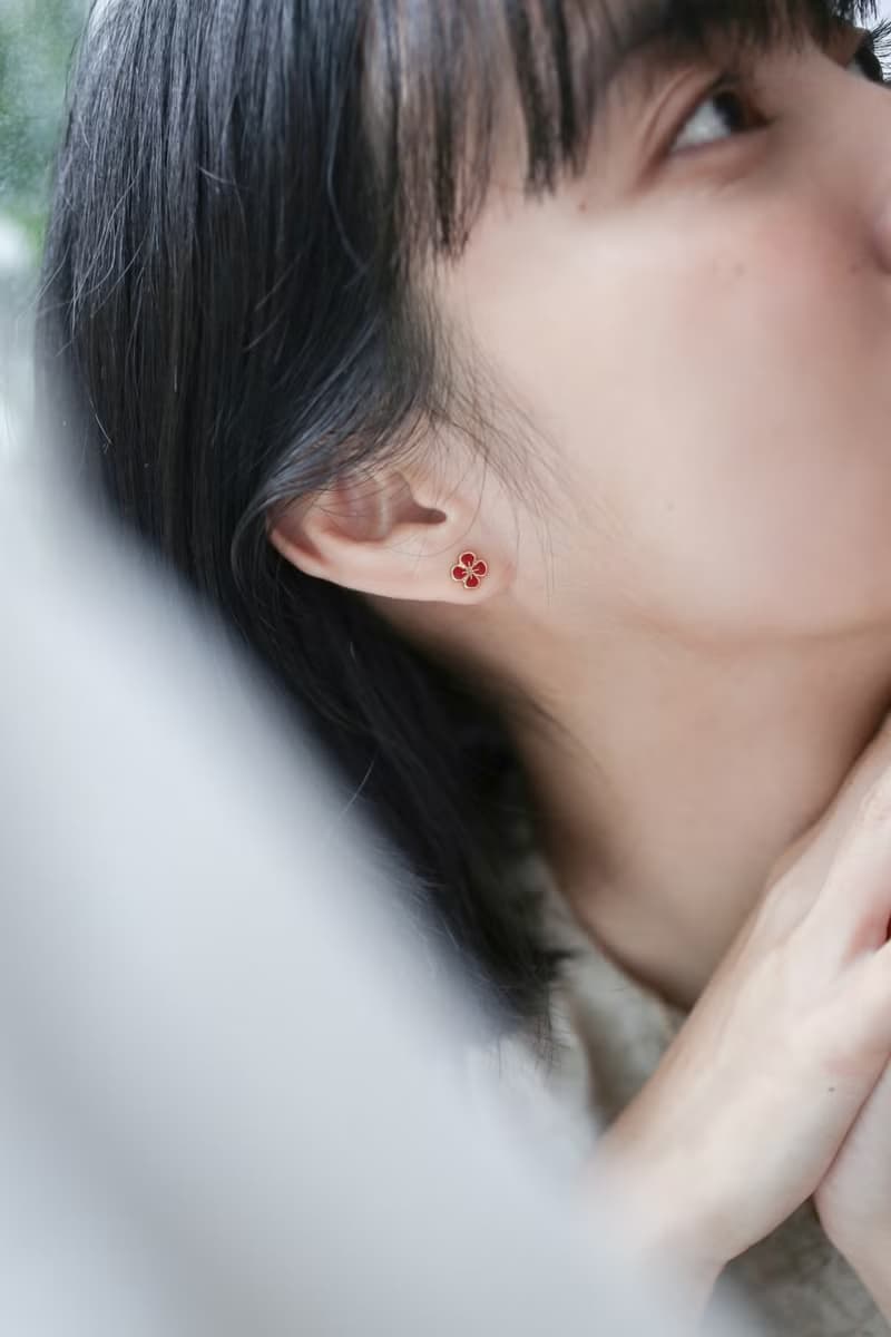 幸運花草 耳環 耳夾 薛裊兒系列 花 浪漫 生日禮物 夾式耳環