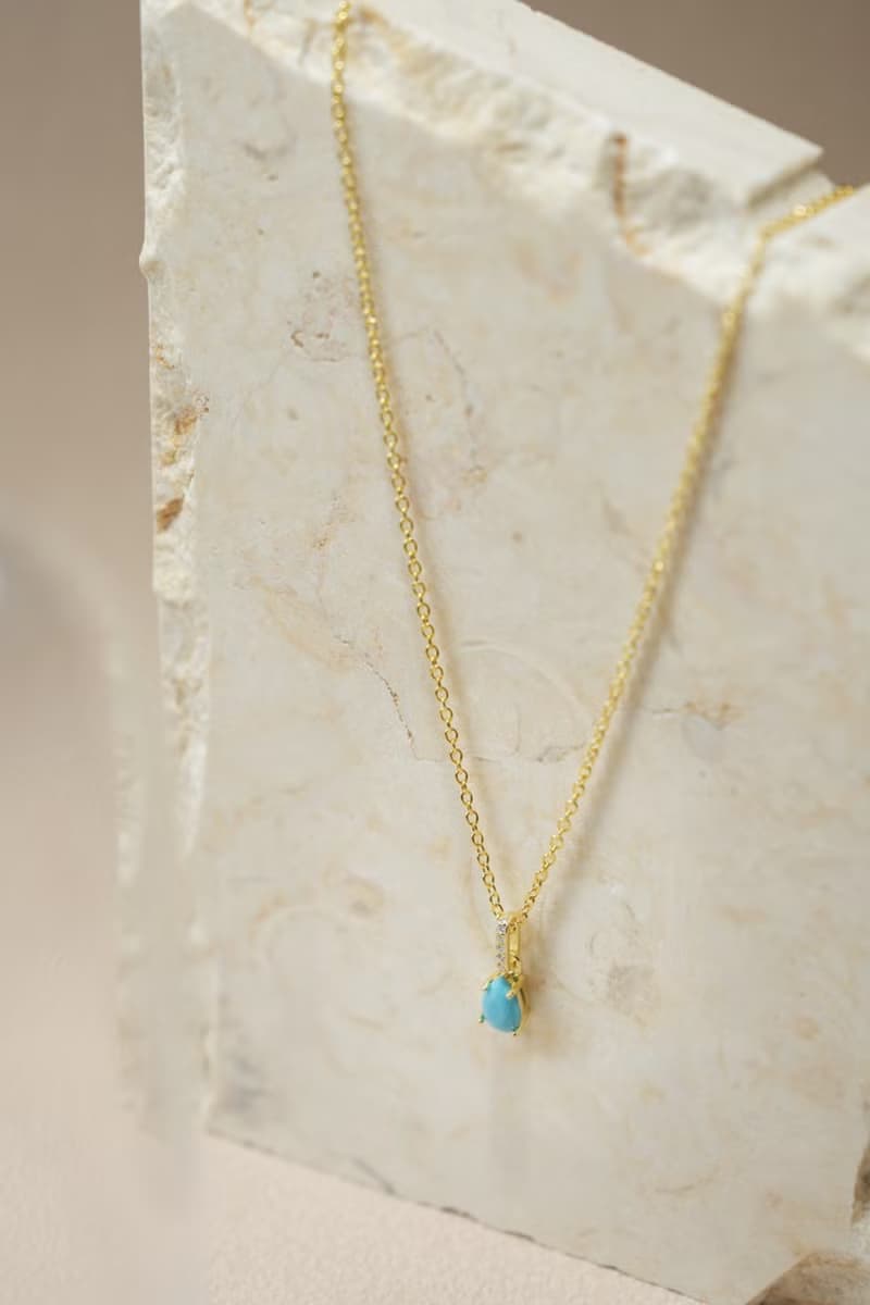 十二月誕生石 綠松石項鍊