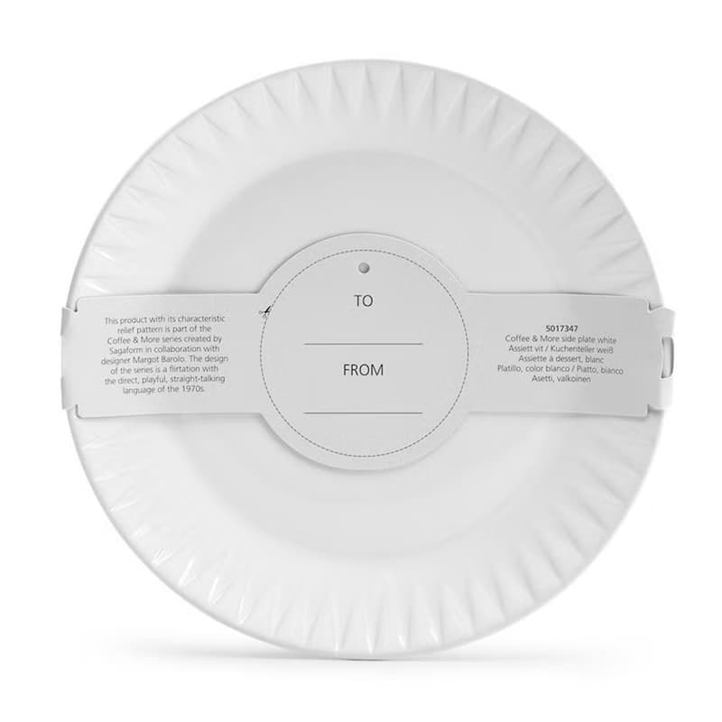 Coffee & More餐盤20cm-白