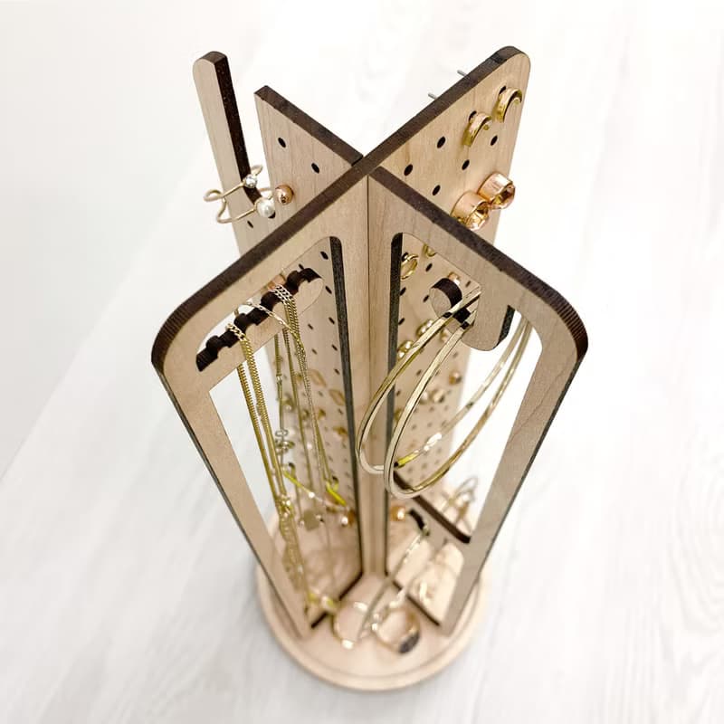四面轉動 首飾座 Jewelry Organizer