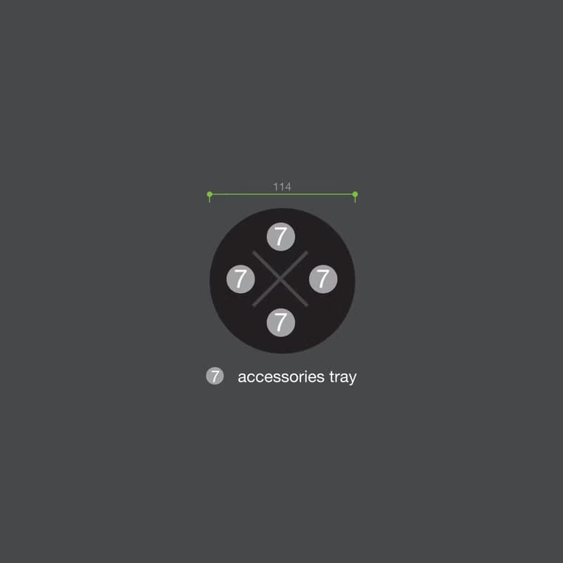 四面轉動 首飾座 Jewelry Organizer