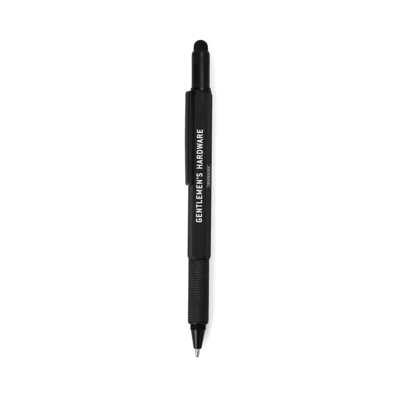 英國GENTLEMEN'S HARDWARE六合一多功能Tool Pen黑色金屬工具筆