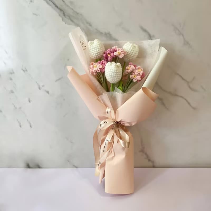 【花曖】針織花束