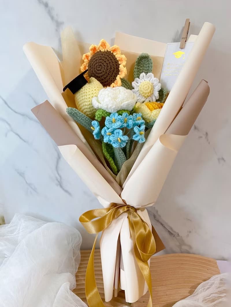 【花曖】針織花束