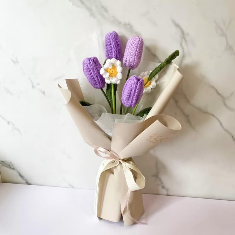 【花曖】針織花束