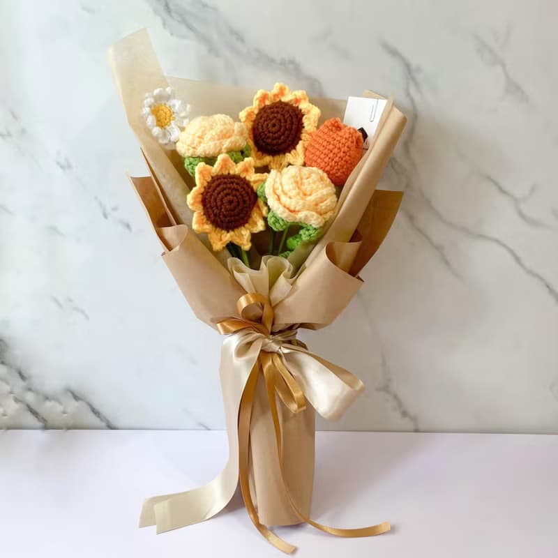 【花曖】針織花束