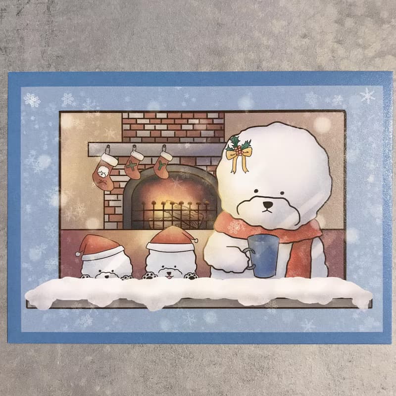 比熊的聖誕節 |明信片|送禮