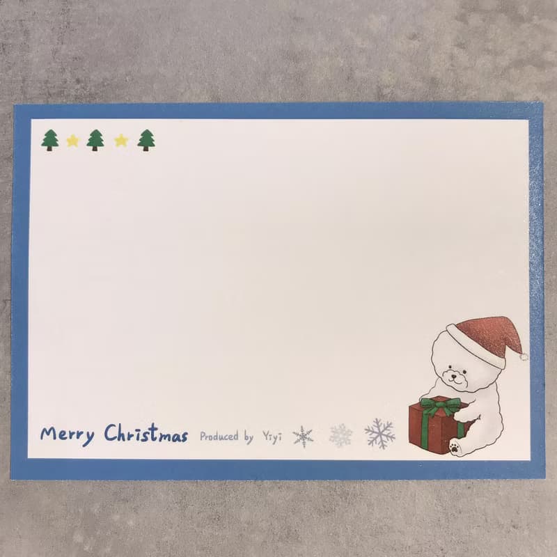 比熊的聖誕節 |明信片|送禮