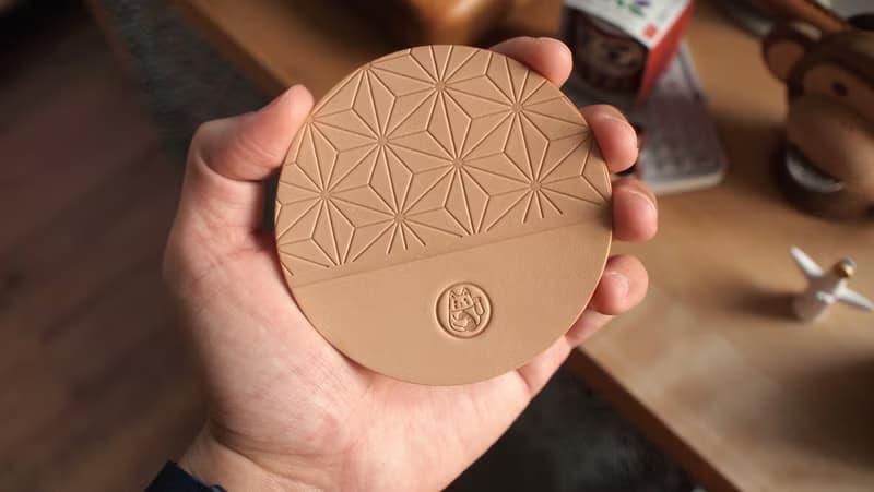 招財貓皮革杯墊
