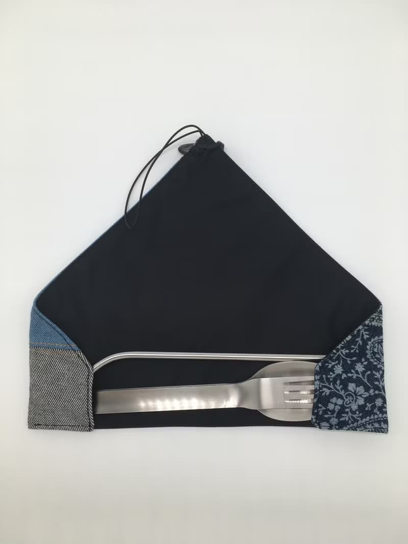 Denim Straw Case Cutlery Case 牛仔布飲管套 餐具套 餐具袋