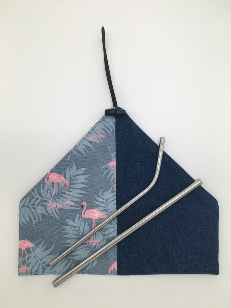 Denim Straw Case Cutlery Case 牛仔布飲管套 餐具套 餐具袋