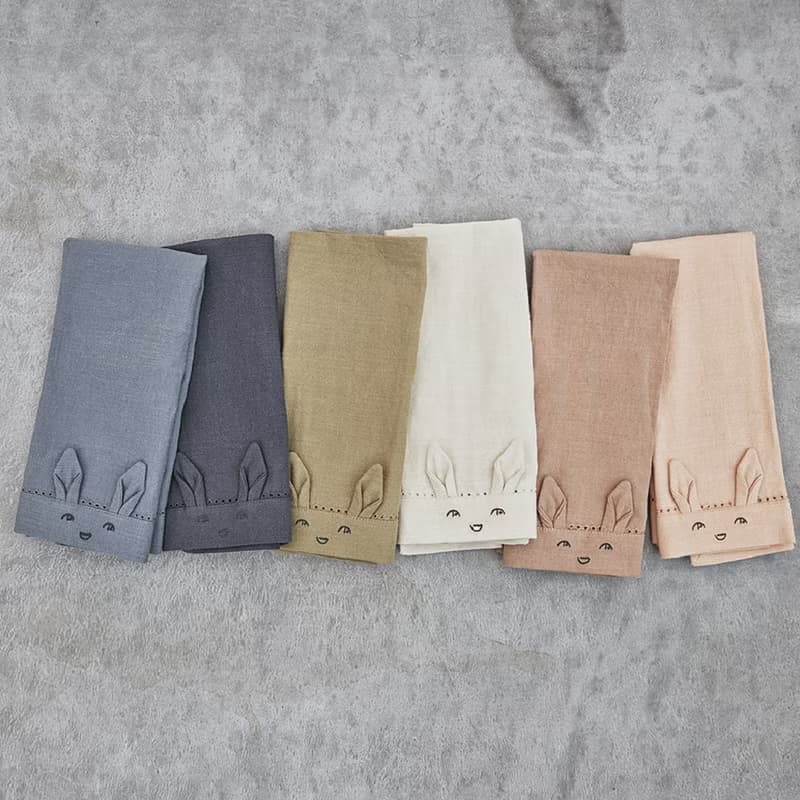 兒童餐巾二件組 (多色)