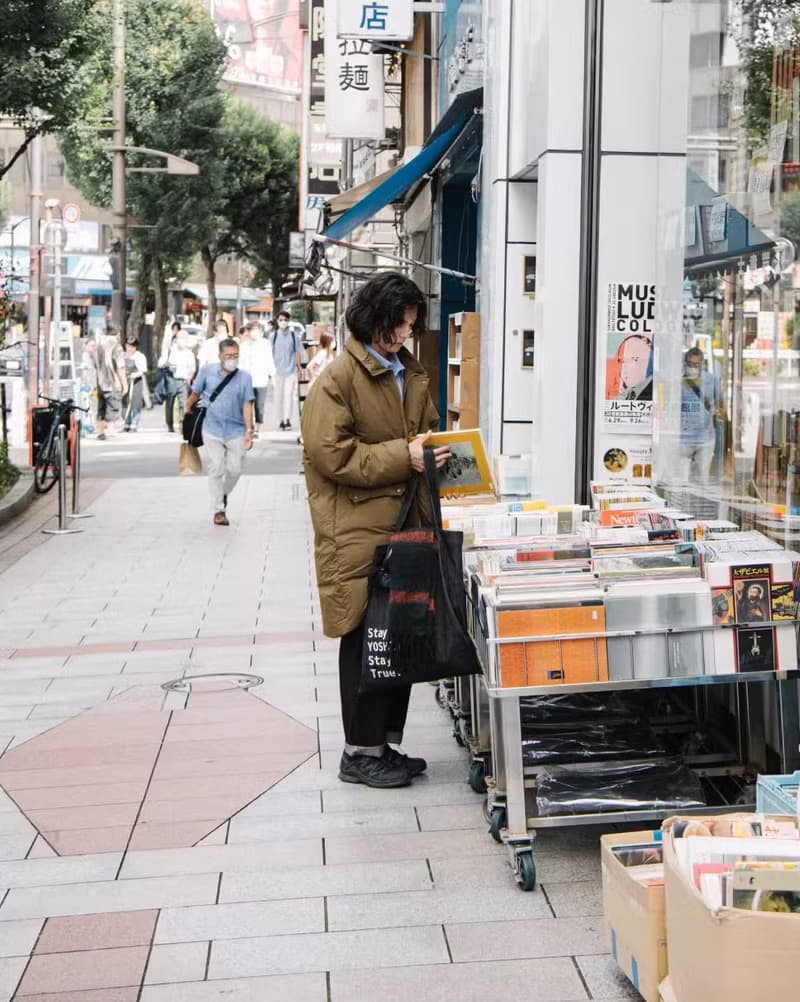 街角舊書店 日系復古長款羽絨服外套