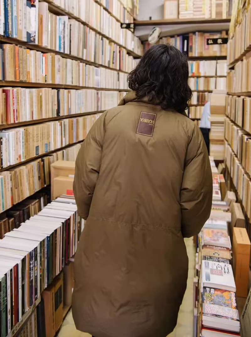 街角舊書店 日系復古長款羽絨服外套
