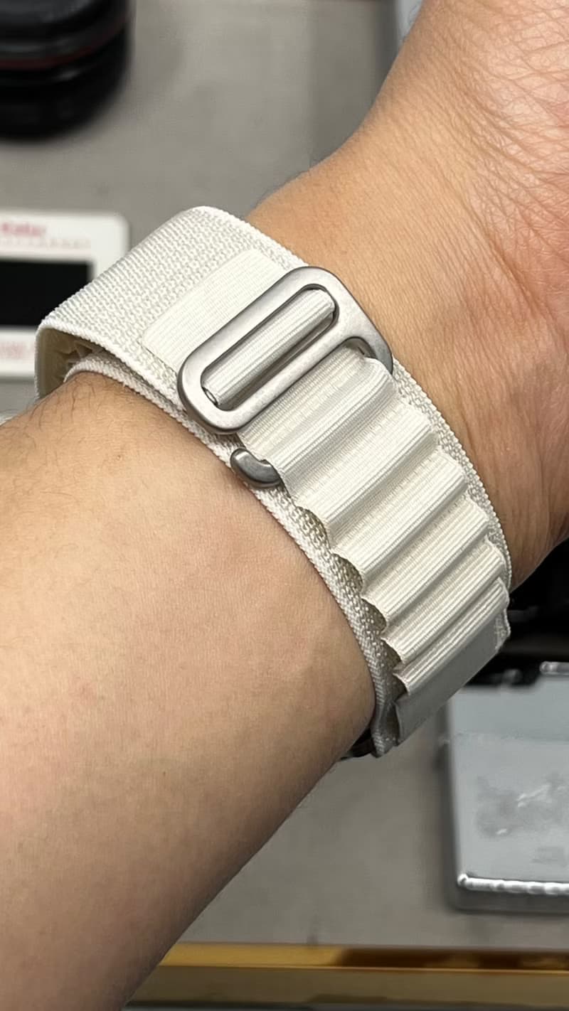 apple watch Ultra Alpine Loop Watch Band 星光色登峰手環錶帶