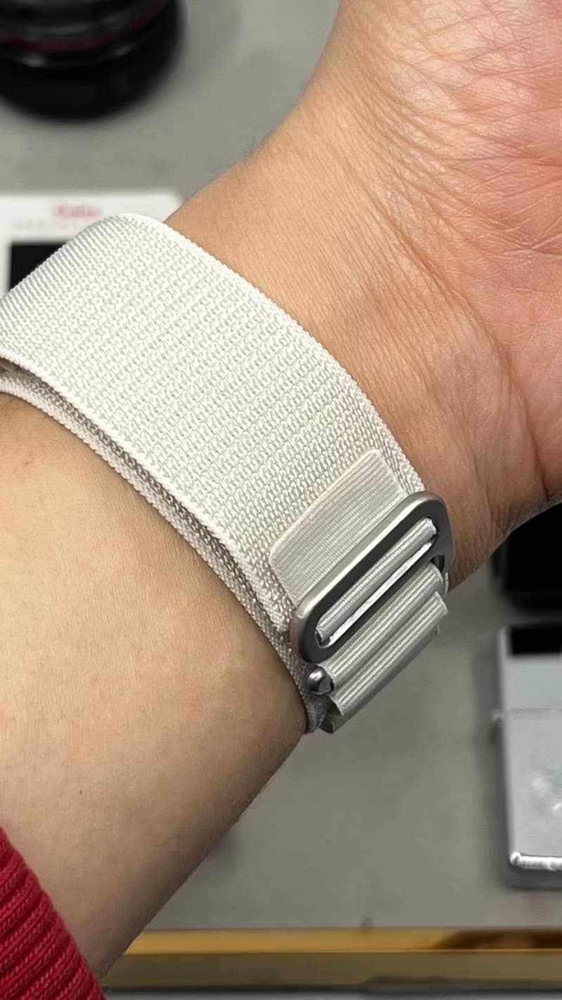 apple watch Ultra Alpine Loop Watch Band 星光色登峰手環錶帶