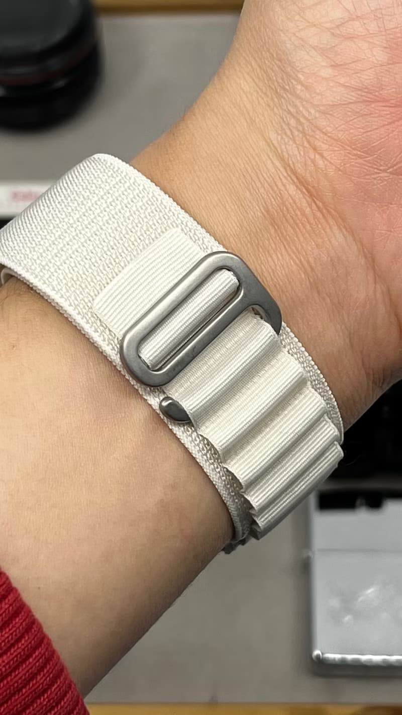 apple watch Ultra Alpine Loop Watch Band 星光色登峰手環錶帶
