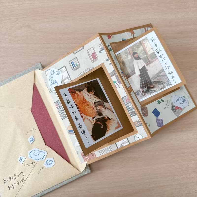 情人節You light up my life飛機窗發光機關卡片