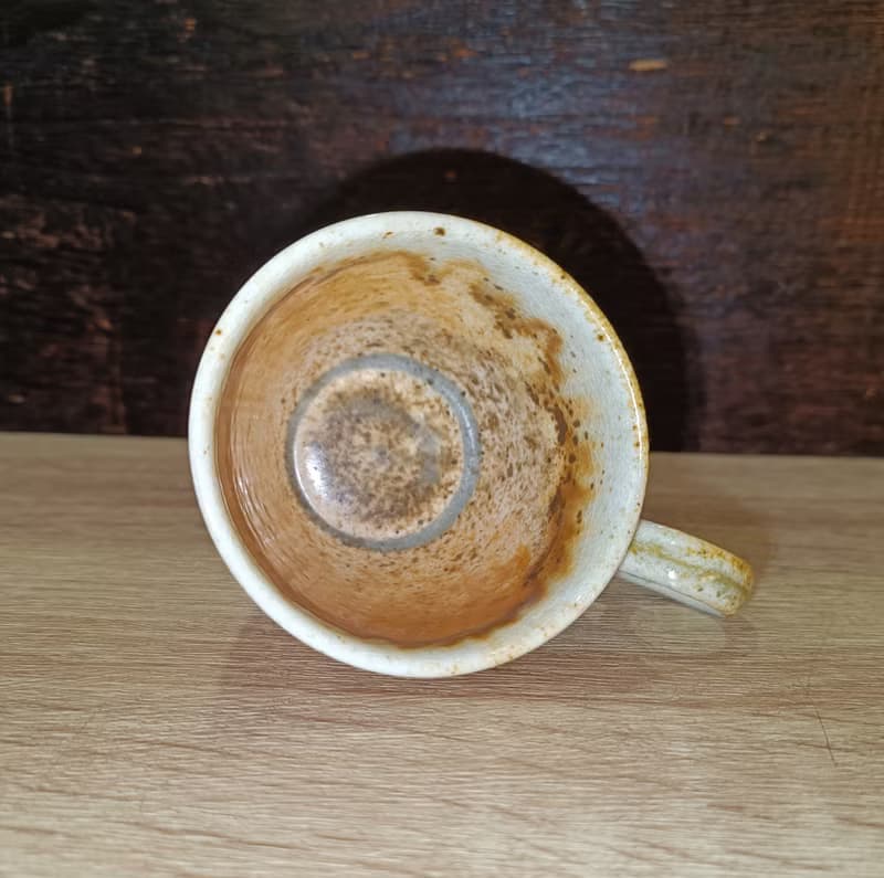 柴燒無釉白玉泥咖啡杯-鶯歌李玟叡