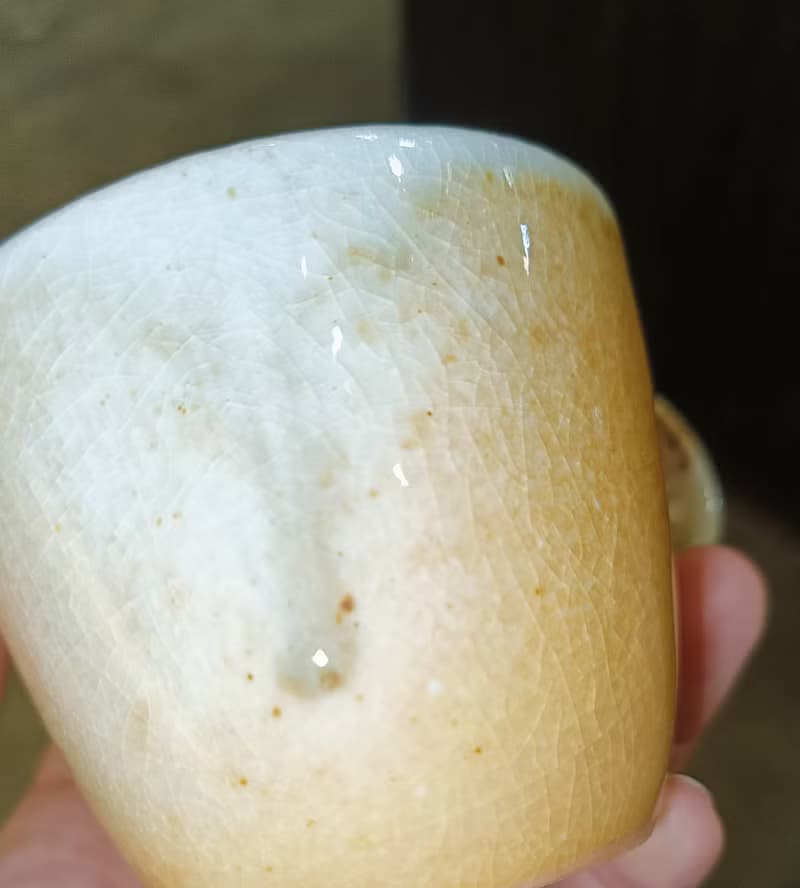 柴燒無釉白玉泥咖啡杯-鶯歌李玟叡