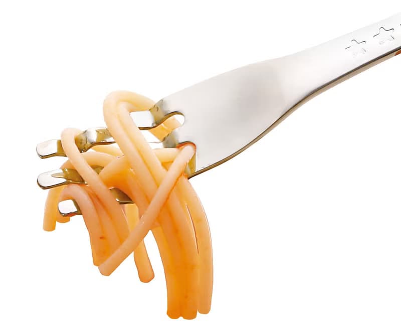 日製不鏽鋼兒童波浪叉子