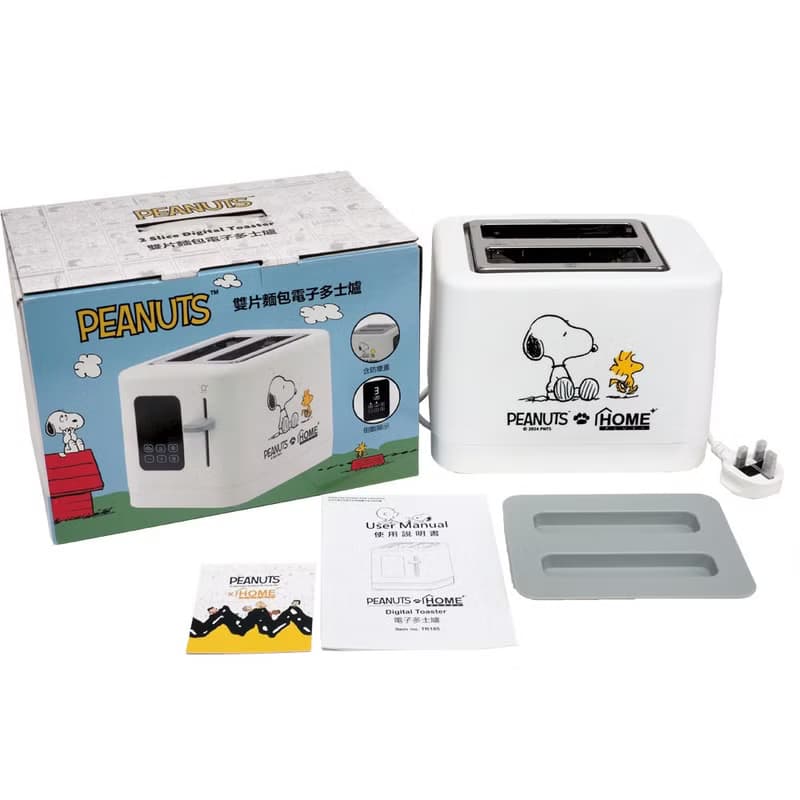 PEANUTS x HOMEPLUS 觸屏電子多士爐 (2片麵包)