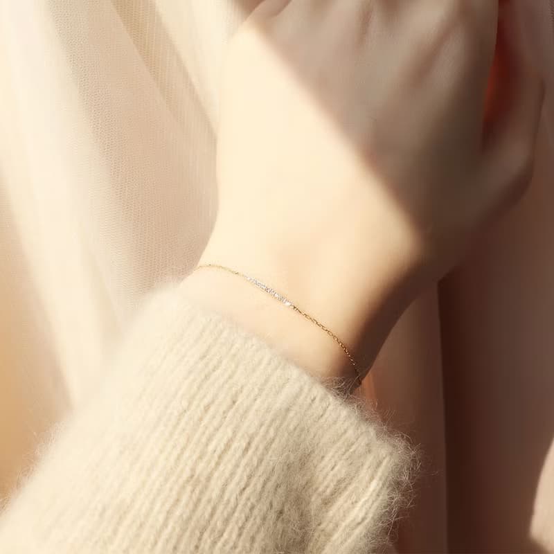 Visel 漸層排鑽手鍊