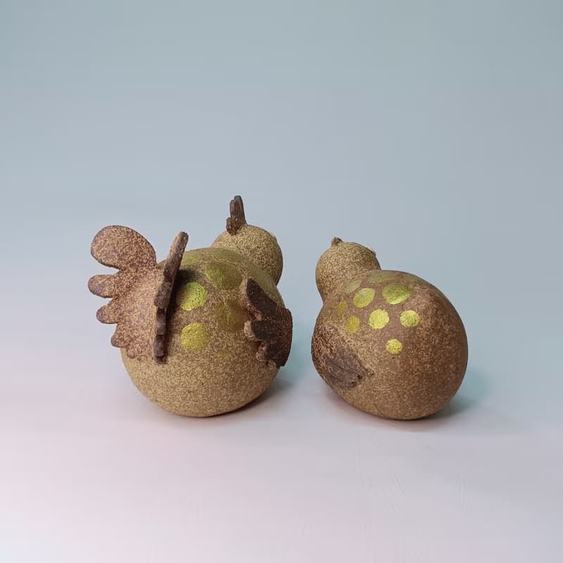 金雞報喜(組)/陶藝品/原創
